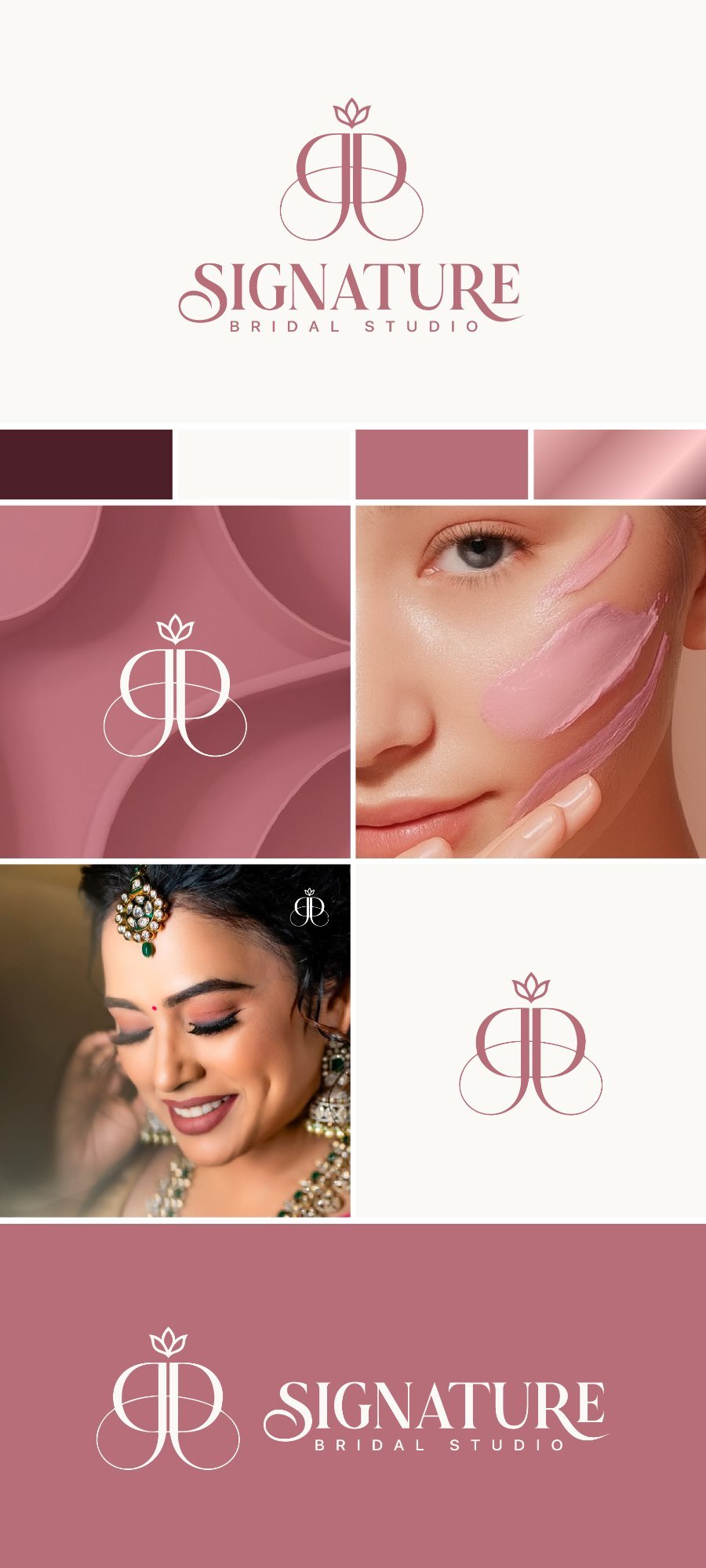 Signature Bridal Studio logo design by Arina Digital Adz Pudukkottai